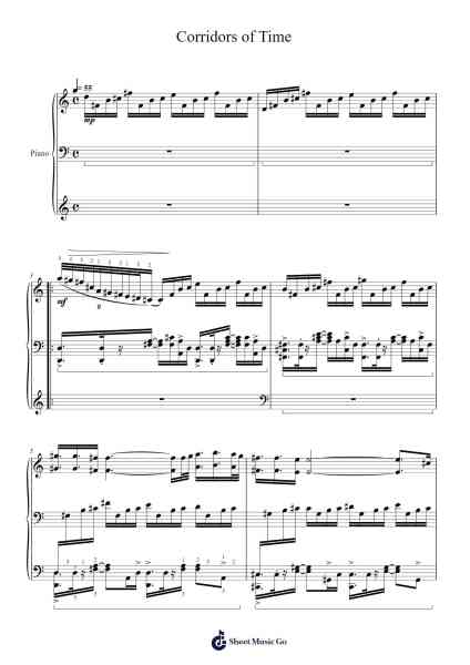 Corridors of Time Sheet Music by Yasunori Mitsuda-Arr.Chadner