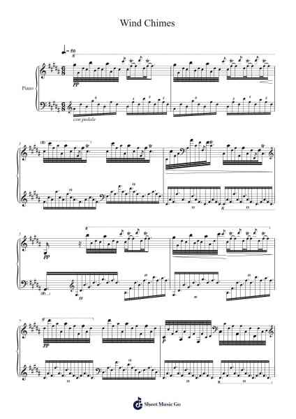 Wind Chimes Sheet Music by Marco Villalobos-Arr.Blairharte Titess