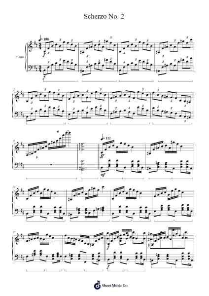 Scherzo No. 2 Sheet Music by Thabien Carpenter-Arr.Sywatt