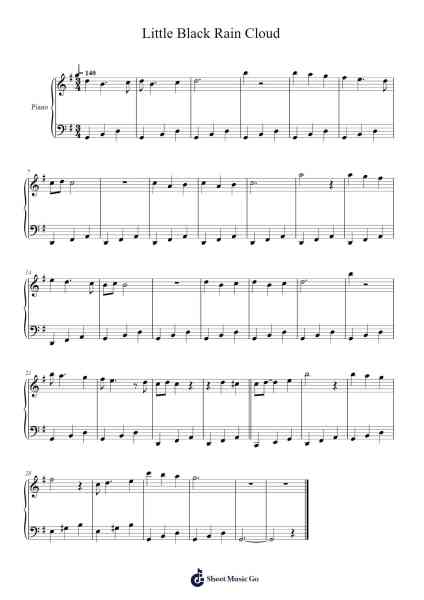 Little Black Rain Cloud Sheet Music by Richard Sherman/Robert Sherman-Arr.Charfra Tesscer