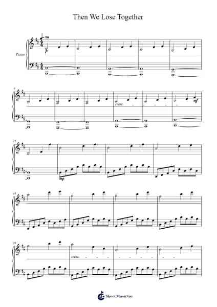 Then We Lose Together Sheet Music by Hannah B.-Arr.Billel Samry
