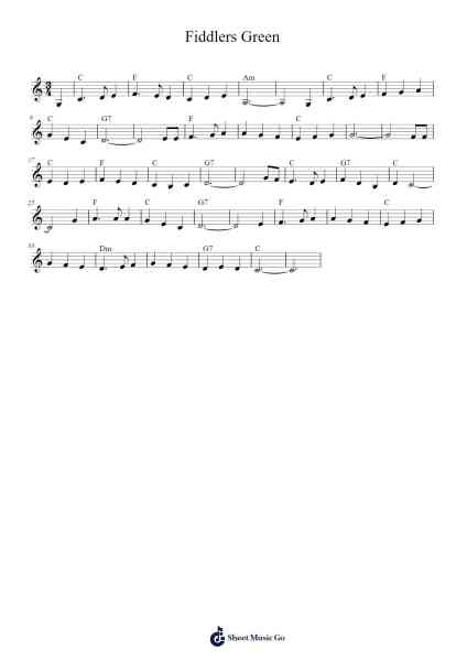 Fiddlers Green Sheet Music by Brynlee Charles-Arr.Kentfred