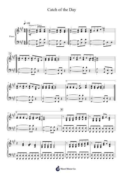 Catch of the Day Sheet Music by Tsunku-Arr.Laupound
