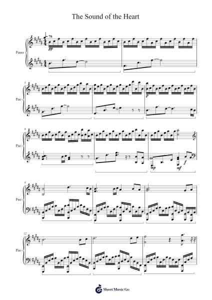 The Sound of the Heart Sheet Music by Paschoal-Arr.Gwenje Cookmike