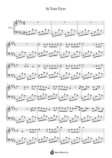 In Your Eyes Sheet Music by undefined-Arr.Bclark