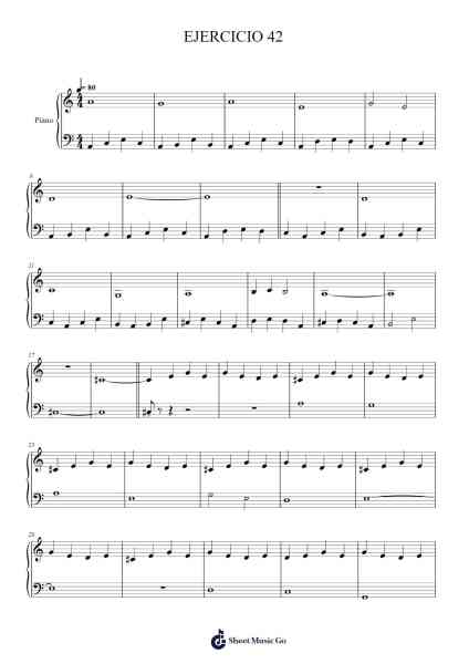 EJERCICIO 42 Sheet Music by Béla Bartók-Arr.Nites