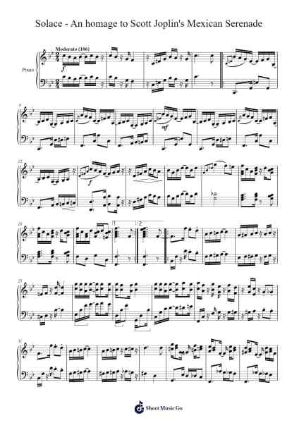 Solace Sheet Music by Arthur Breur-Arr.Mattrie