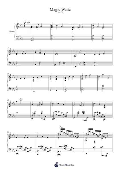 Magic Waltz Sheet Music by undefined-Arr.Bclark