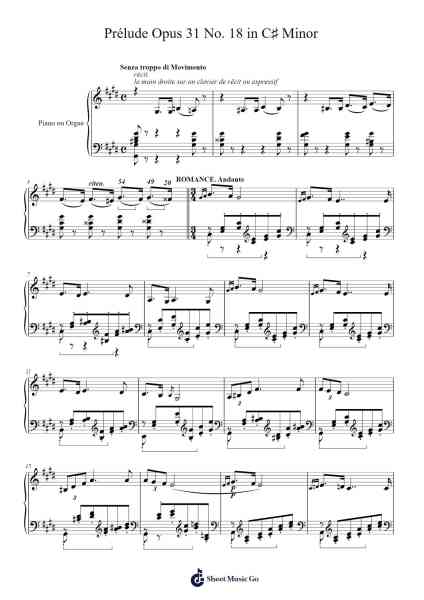 Prélude Opus 31 No. 18 in C♯ Minor Sheet Music by Charles-Valentin Alkan-Arr.Ciscer Georyale
