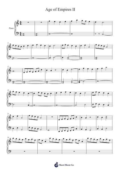 Age of Empires II Sheet Music by undefined-Arr.Kelins Woothe