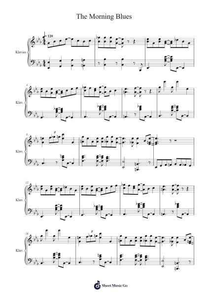 The Morning Blues Sheet Music by Marc Jaworski-Arr.Yvettenat Iveshall