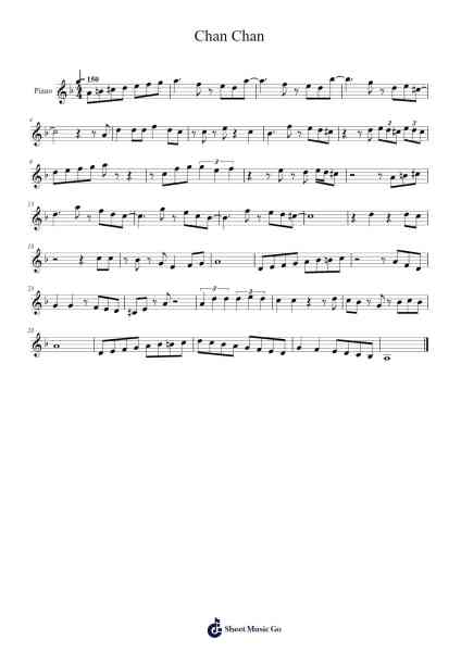 Chan Chan Sheet Music by undefined-Arr.Borgriel