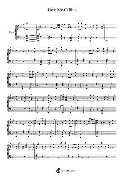 Hear Me Calling Sheet Music by undefined-Arr.Gillnise