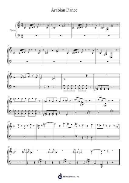Arabian Dance Sheet Music by Dulcox-Arr.Babvieve Themew