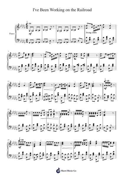 I've Been Working on the Railroad Sheet Music by undefined-Arr.Hugphil Aray
