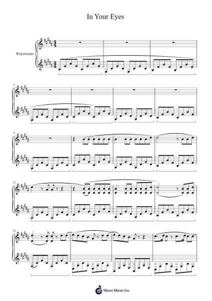 In Your Eyes Sheet Music by undefined-Arr.Mickbess