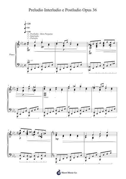 Preludio Interludio e Postludio Opus 36 Sheet Music by J. C. Dovicchi-Arr.Upving