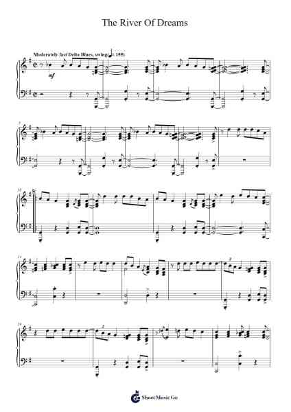 The River Of Dreams Sheet Music by Billy Joel-Arr.Arkirk Janeien