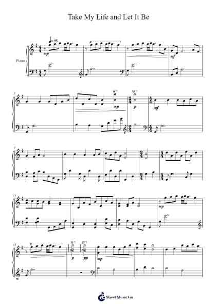 Take My Life and Let It Be Sheet Music by George C. Stebbins-Arr.Wrightac Phimaud