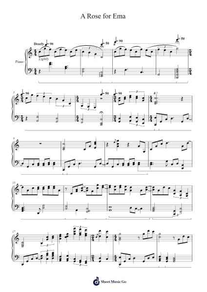 A Rose for Ema Sheet Music by Hunter Whaples-Arr.Attchols Jamestion