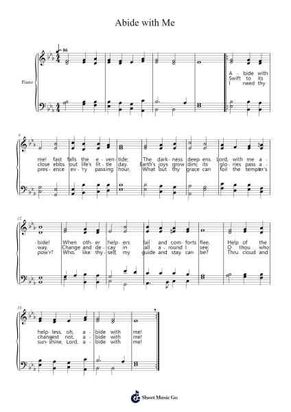 Abide with Me Sheet Music by undefined-Arr.Ogreen Belker