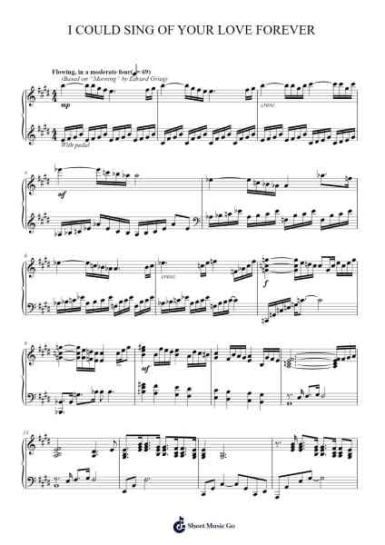 I Could Sing Of Your Love Forever Sheet Music by Delirious?-Arr.Simpmark