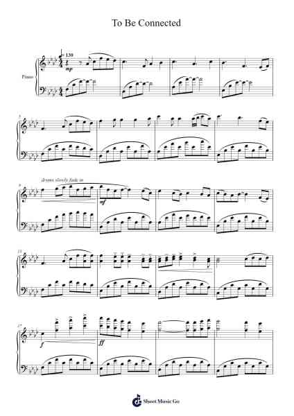 To Be Connected Sheet Music by Lea Koch/Daniel Ruffler-Arr.Penstowe Beardwells