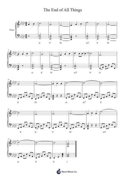 The End of All Things Sheet Music by undefined-Arr.Beerthune
