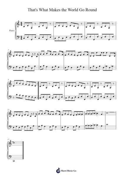 That's What Makes the World Go Round Sheet Music by undefined-Arr.Davehume