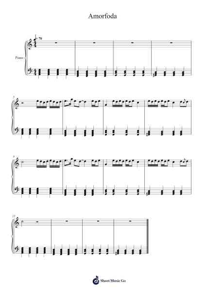 Amorfoda Sheet Music by Milance Tifsar-Arr.Corvan Hewkins