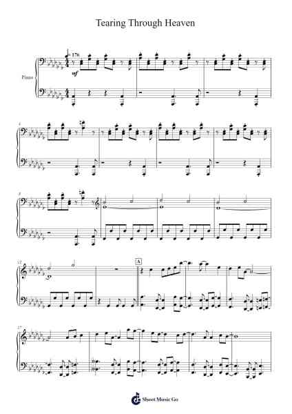 Tearing Through Heaven (Rain) - Fire Emblem: Three Houses Sheet Music by Rei Kondoh-Arr.Louiewhit