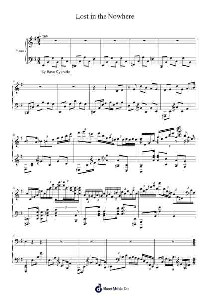Lost in the Nowhere Sheet Music by Jeremy Jer-Arr.Jerhue