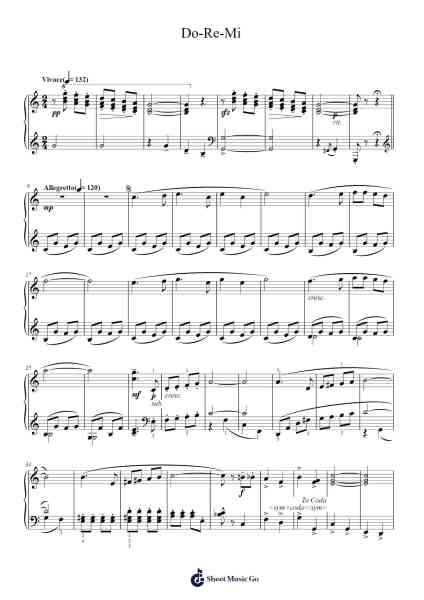 Do-Re-Mi (from The Sound of Music) Sheet Music by Rodgers & Hammerstein-Arr.Boycefax