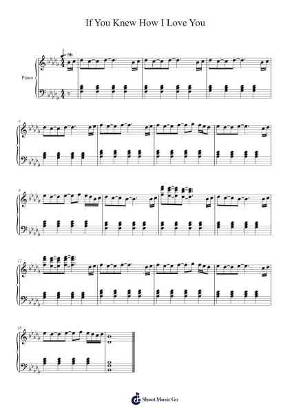 If You Knew How I Love You Sheet Music by Efisio Cross-Arr.Blouis