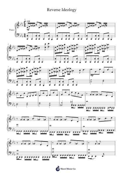 Reverse Ideology Sheet Music by undefined-Arr.Shedave Dwightrene