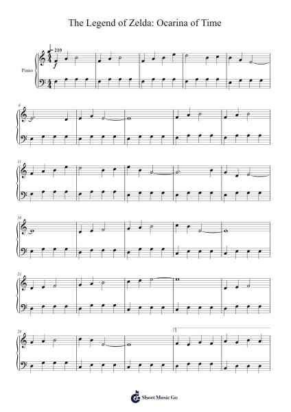 The Legend of Zelda: Ocarina of Time Sheet Music by undefined-Arr.Jofield