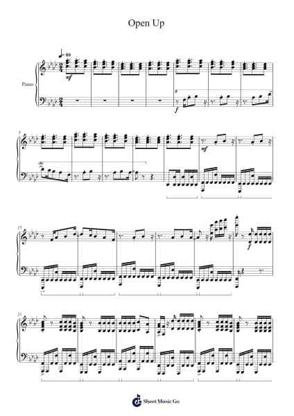 Open Up Sheet Music by F.I.R.E.-Arr.Wattle