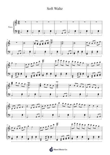 Soft Waltz Sheet Music by John A. Iskali-Arr.Crailynn Rodlan