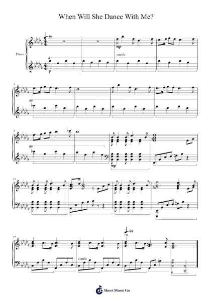 When Will She Dance With Me? Sheet Music by Arthur Breur-Arr.Duttraine
