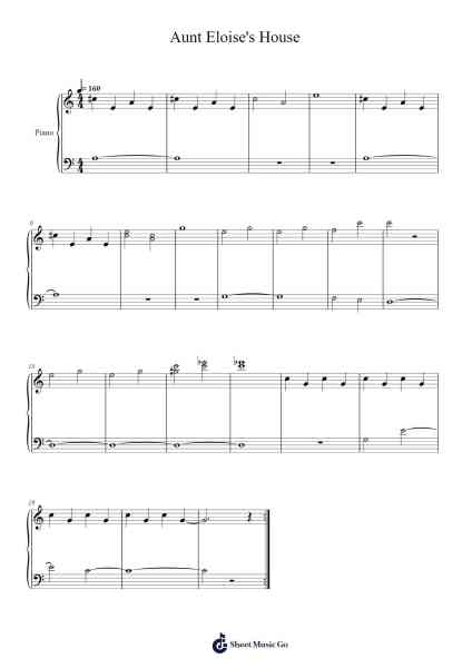 Aunt Eloise's House Sheet Music by Kevin Manthei-Arr.Humbart Browningboyd