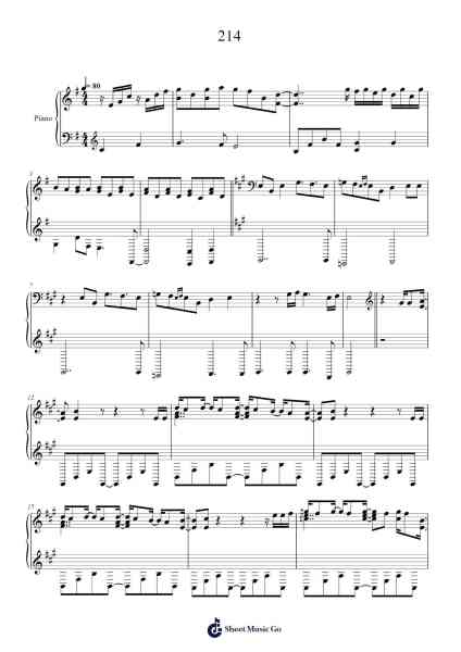 214 Sheet Music by Rivermaya-Arr.Dilfred Haro