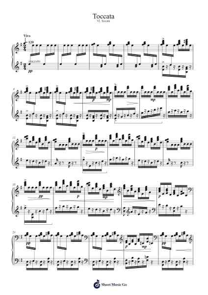 Pavane pour une infante défunte: Toccata Sheet Music by Maurice Ravel-Arr.Hifaithe Fojames