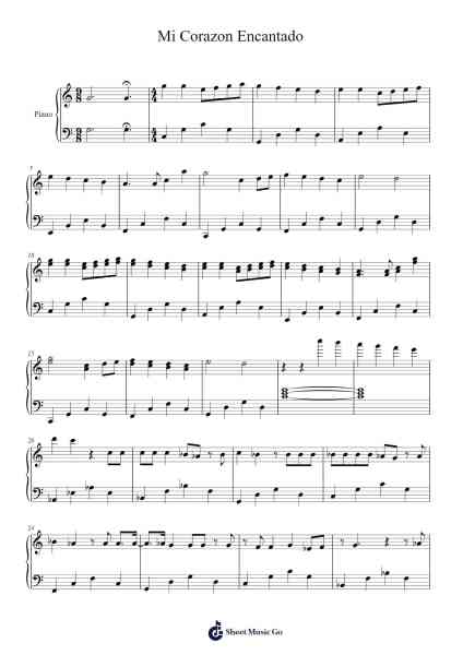 Mi Corazon Encantado Sheet Music by Charles Kevin-Arr.Faitheten Finntham