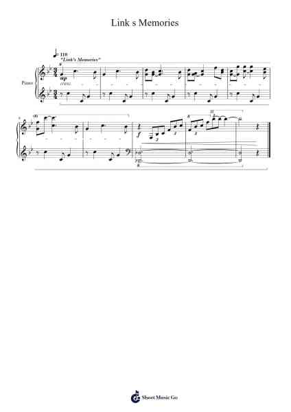 Link s Memories Sheet Music by Koji Kondo-Arr.Canor