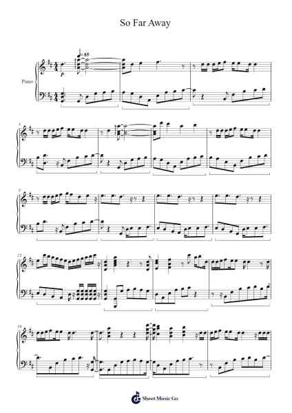 So Far Away Sheet Music by Agust D-Arr.Ivessid