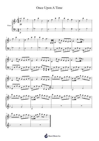 Once Upon A Time Sheet Music by Toby Fox-Arr.Chloemen O'Cazie