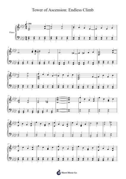 Tower of Ascension: Endless Climb (WynnCraft) Sheet Music by undefined-Arr.Wheatlin Ranpkins