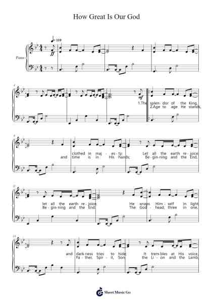 How Great Is Our God Sheet Music by Chris Tomlin/Jesse Reeves/Ed Cash-Arr.Milnett