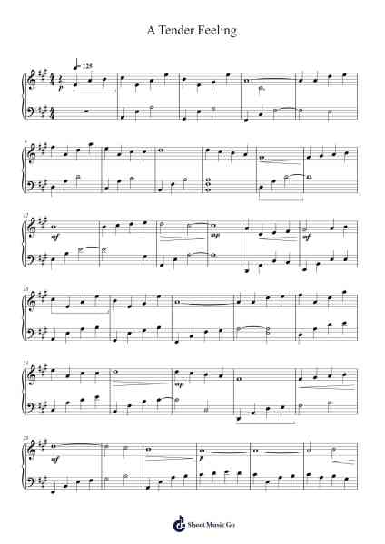 A Tender Feeling Sheet Music by Yuki Kajiura-Arr.Fasil Murseph