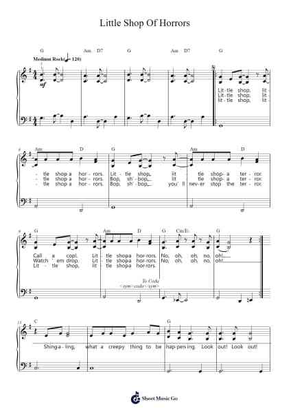 Little Shop Of Horrors Sheet Music by Alan Menken/Howard Ashman-Arr.Canzel